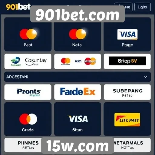 Métodos de pagamento aceitos no 901bet.com